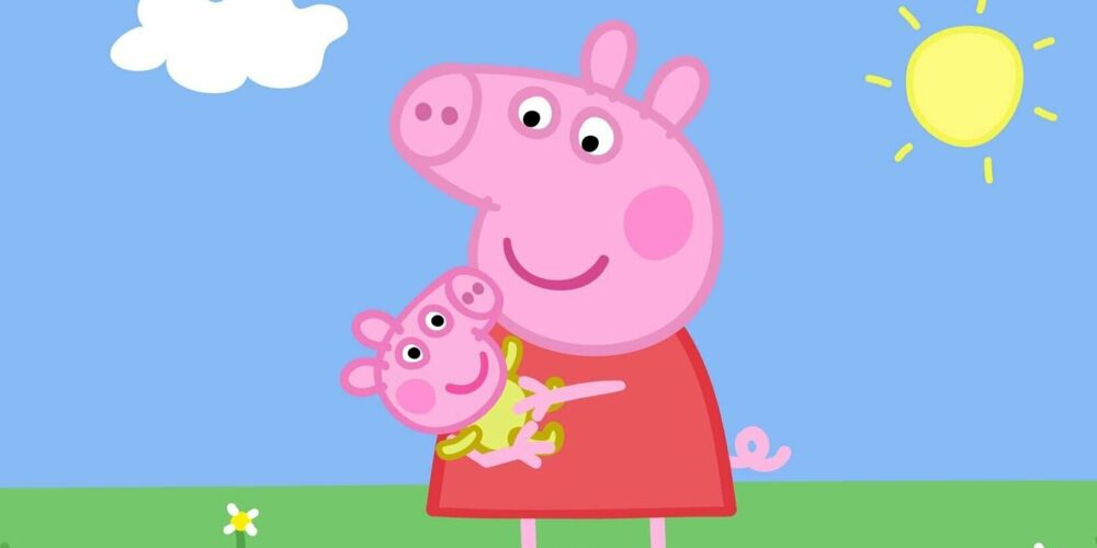 Peppa and her sister art